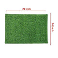 Artificial Grass Door Mat 60×40CM | Anti-Slip Green Grass Mat | Indoor & Outdoor Entrance Mat for Home, Balcony & Room