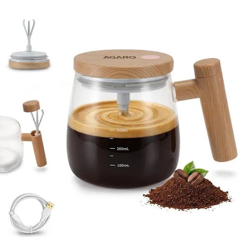 400ML Self Stirring Mug | Automatic Electric Mixing Coffee Cup | Self Mixing Mug for Coffee, Milk & Protein Powder